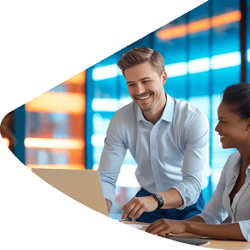 BPO services professionals working together